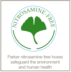 Nitrosamine free hoses